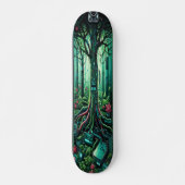 "Cybernetic Grove Deck" Skateboard (Voorkant)