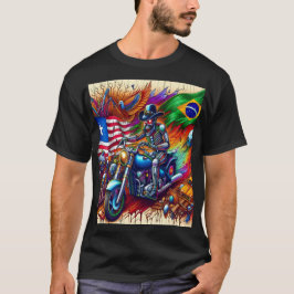 Cybernetic Knight: The Journey of Nations T-shirt