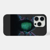 Cybernetic Tech Fusion - Neon Katana & CPU Circuit (Verso Horizontal)