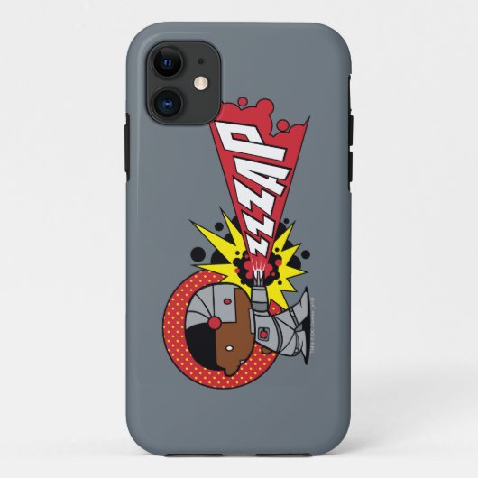 Cybernetisch kanon van Chibi Cyborg Case-Mate iPhone Case (Achterkant)