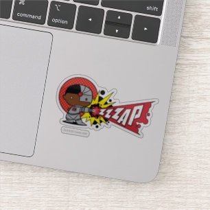 Cybernetisch kanon van Chibi Cyborg Sticker