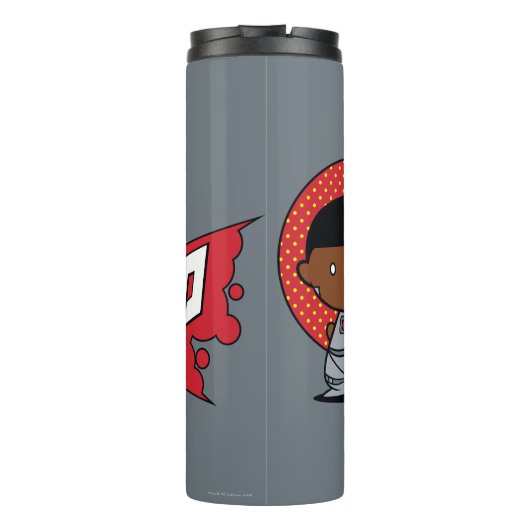 Cybernetisch kanon van Chibi Cyborg Thermosbeker (Achterkant)