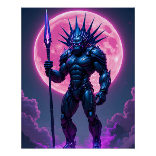 Cybernetische gorilla Titan Perfect Poster