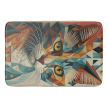 CYBERNETISCHE KITTY KAT ABSTRACT GEOMETRISCH KUBIS