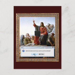 Cyberpreek grappig briefkaart