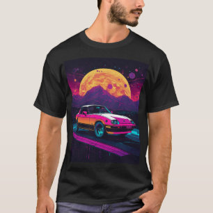 "Cyberpunk 1985: Miata Cosmic Odyssey" T-shirt