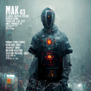 Cyberpunk Android Poster I Direct downloaden