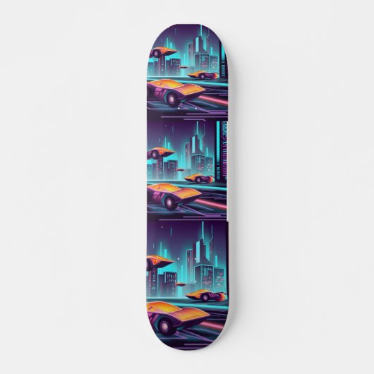 cyberpunk-auto skateboard (Voorkant)