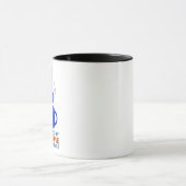 Cyberpunk "Caféine & Poussière Pixel" Café Mug (Centre)