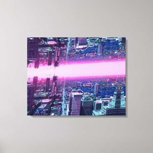 Cyberpunk Canvas Afdruk (Voorkant)