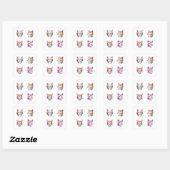 Cyberpunk Chat Doodle Style 4 Pack Stickers (Feuille)
