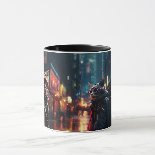 Cyberpunk Chats mug (Centre)