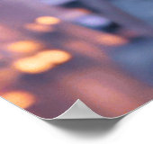 Cyberpunk Cityscape Poster Futuristisch Vrouw Hack (Hoek)