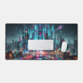 Cyberpunk Cityscape, Science Fiction Design (Clavier et souris)