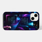 Cyberpunk Codeerfout Herstelcode | iPhone Hoesje (Achterkant horizontaal)