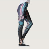Cyberpunk Demon Samurai Leggings (Rechts)