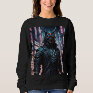 Cyberpunk Demon Samurai Trui