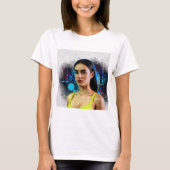 Cyberpunk Design - Futuristische Neon-esthetiek T-shirt (Voorkant)