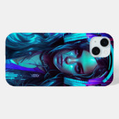 Cyberpunk DJ Girl Case-Mate iPhone Case (Achterkant (horizontaal))