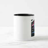 Cyberpunk Dog Barista AI Generated Art Mok (Midden)