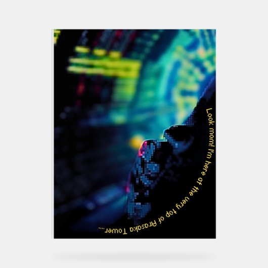 Cyberpunk Edgerunners panneau acrylique personnali (Recto)