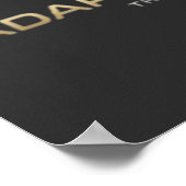 Cyberpunk Fennec Fox Geometric Poster (Hoek)