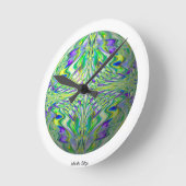 Cyberpunk fractal horloge - psychédélique geek de  (Angle)