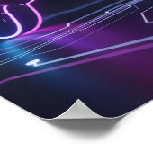 Cyberpunk Gaming Controller Poster (Hoek)