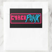 'Cyberpunk' - Glanzende Sticker (Tas)