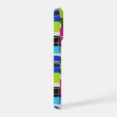 Cyberpunk Glitch Geometric iPhone Case Hoesje (Rechterkant)