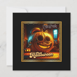 CYBERPUNK HALLOWEEN POMPOEN KAART