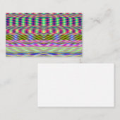 Cyberpunk Javascript Colortable ART Visitekaartje (Voorkant / Achterkant)