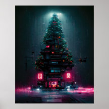 Cyberpunk kerstboom