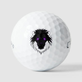 Cyberpunk Lion Golf Ball-Futuristic Bold Design ⛳ Golfballen