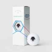 Cyberpunk Lion Golf Ball-Futuristic Bold Design ⛳ Golfballen (Verpakking)
