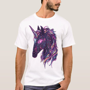 Cyberpunk Neon Eenhoorn (1) T-shirt