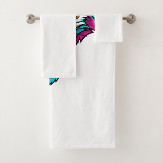 Cyberpunk Neon Wolf - Synthwave Robotic Animal (En situation)