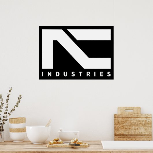 Cyberpunk Night Corp Poster (Keuken)