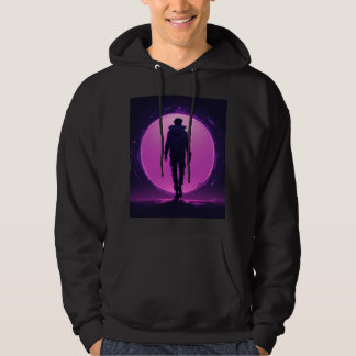 Cyberpunk Portaal Wandelaar Hoodie