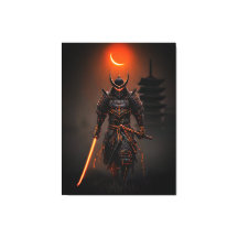 Cyberpunk Samurai Futuristic Warrior