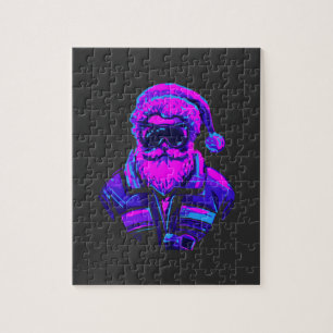 Cyberpunk Santa Claus Legpuzzel