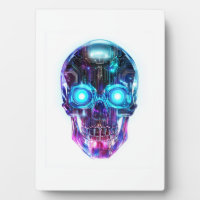 Cyberpunk Schedel Koning