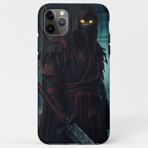 Cyberpunk Shadow Ninja Anime Stijl Hoestelcase iPhone 11 Pro Max Hoesje