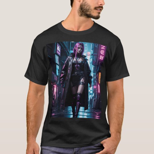 Cyberpunk T-shirt (Voorkant)