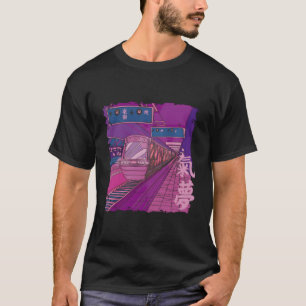 Cyberpunk Tokio Japanse Vaporwave Esthetiek Straat T-shirt