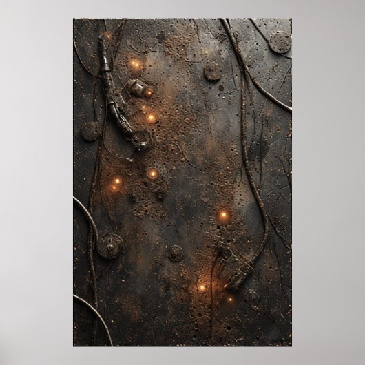 Cyberpunk-verlichting Poster (Voorkant)