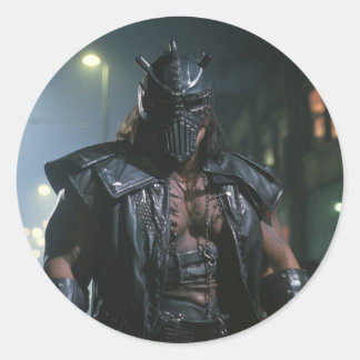 Cyberpunk Villain Ronde Sticker