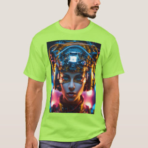 Cyberpunk Vision - T-shirt futuriste et high-tech