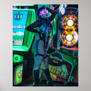 Cyberpunk voor games poster