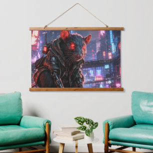 CyberRat Hangend Wandkleed